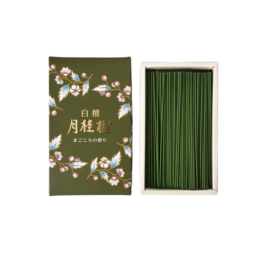 Kikujudo “White Sandalwood & Laurel” Japanese Incense – 250 Sticks