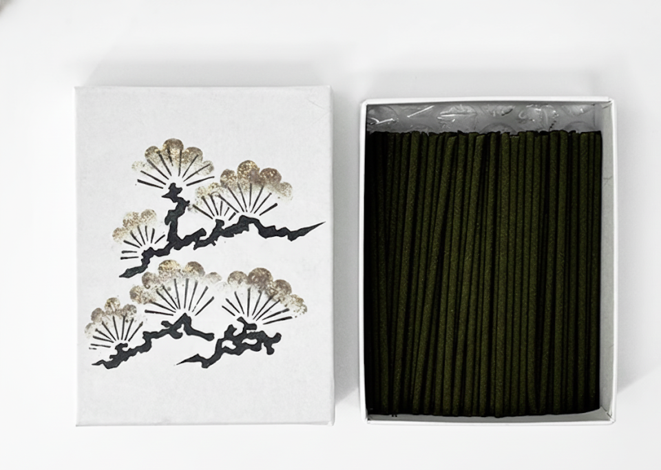 Kyoto Kousaido HANGA — Pine Incense | Sandalwood × Pine × Ros