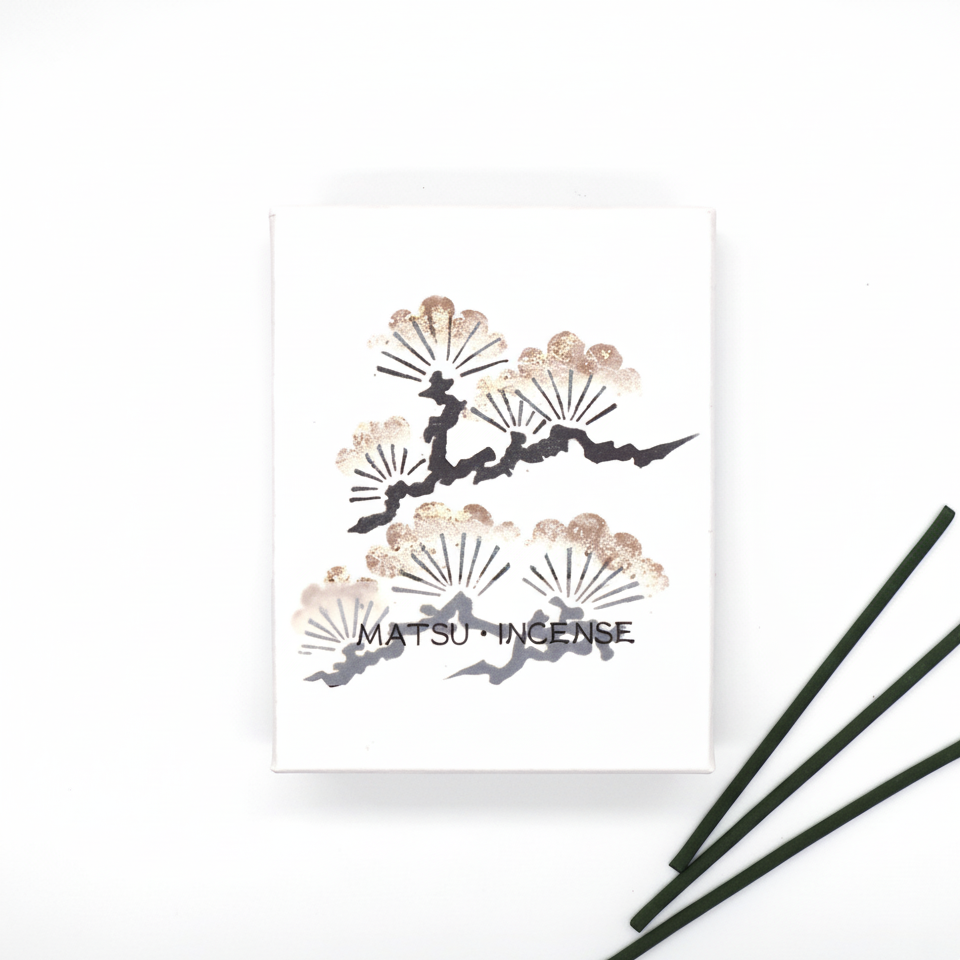 Kyoto Kousaido HANGA — Pine Incense | Sandalwood × Pine × Ros