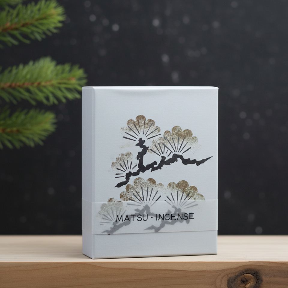 Kyoto Kousaido HANGA — Pine Incense | Sandalwood × Pine × Ros