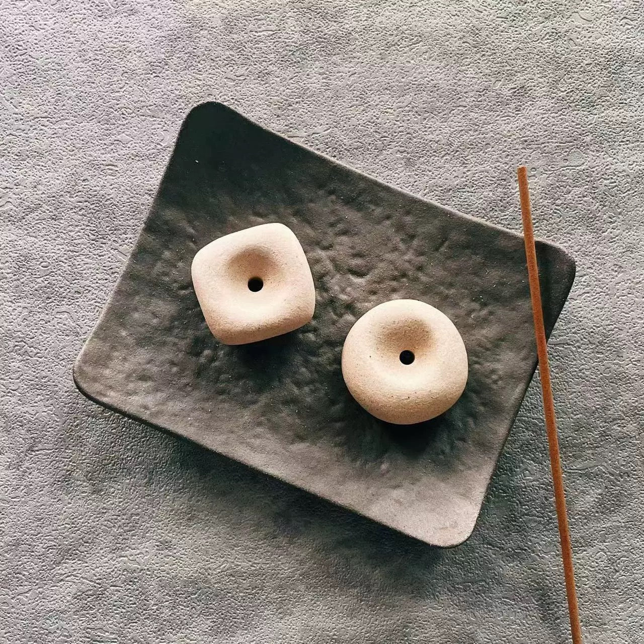 Minimalist Ceramic Incense Holder Tray