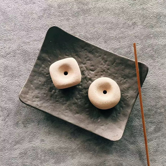 Minimalist Ceramic Incense Holder Tray
