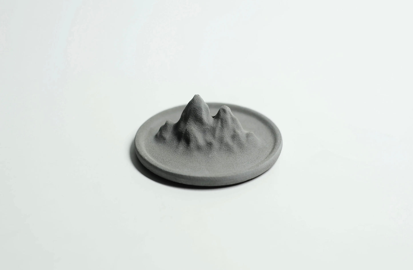 Mountain Form Concrete Incense Holder