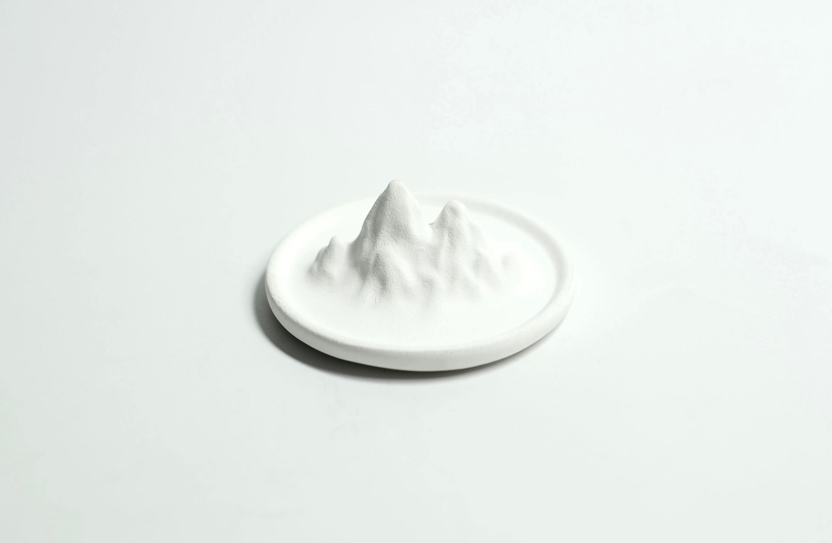 Mountain Form Concrete Incense Holder