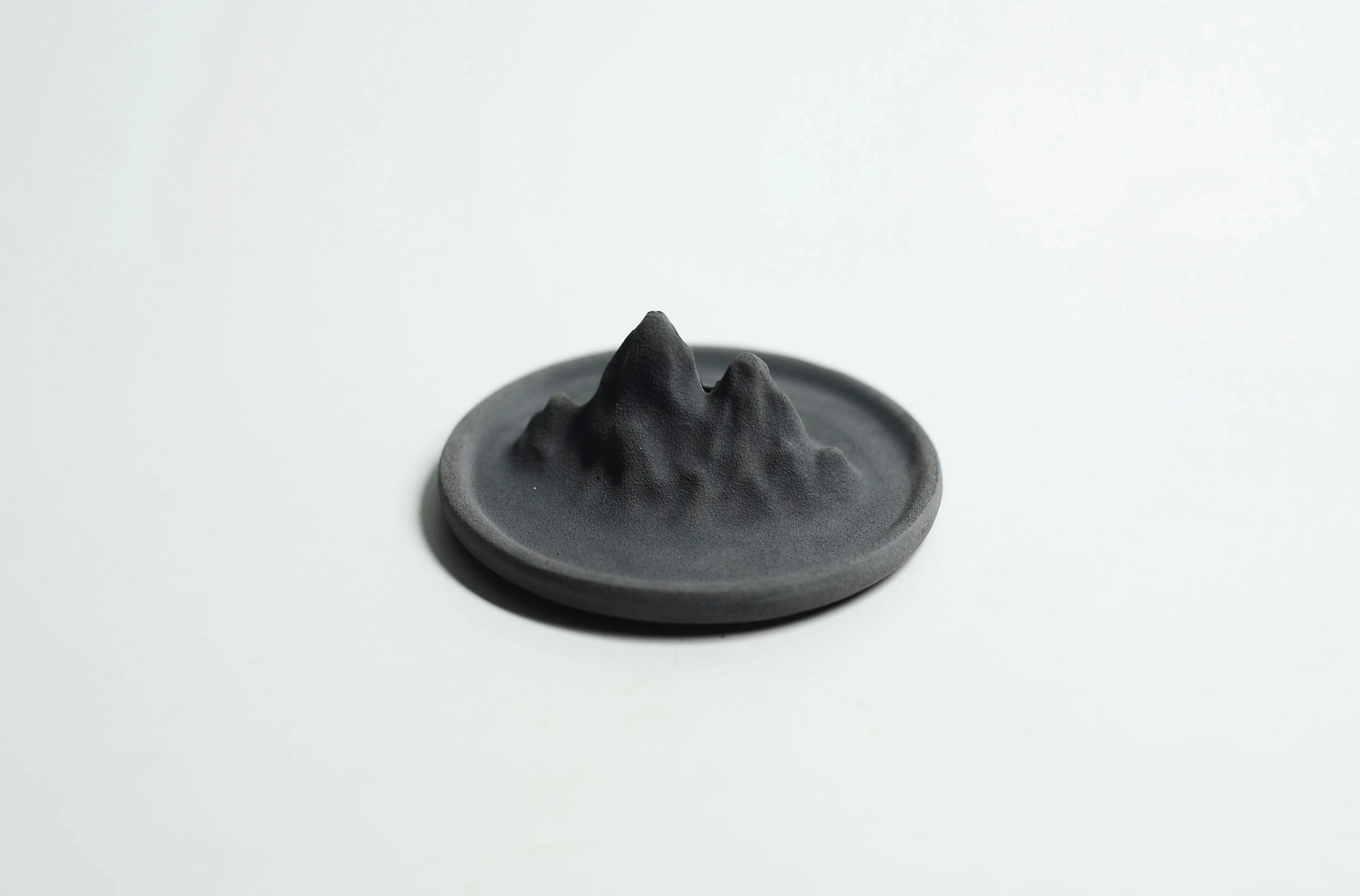 Mountain Form Concrete Incense Holder