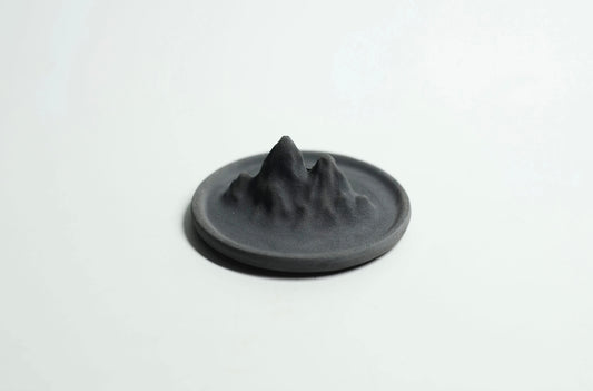 Mountain Form Concrete Incense Holder