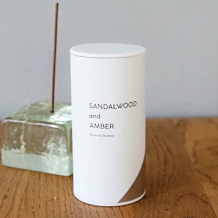 Bâtonnets d'encens au bois de santal et à l'ambre | Chaleureux, profond et mystique