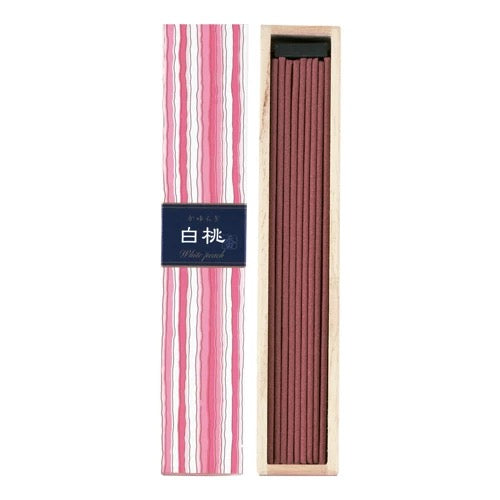 Nippon Kodo Kayuragi — White Peach Incense Sticks (40 Sticks)