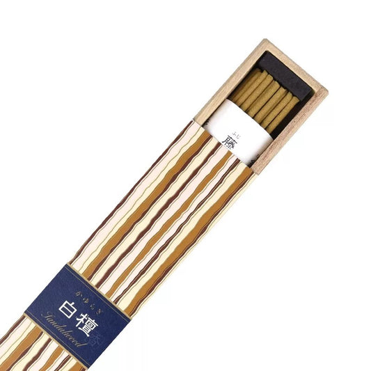 Nippon Kodo Kayuragi — Sandalwood Incense Sticks (40 Sticks)